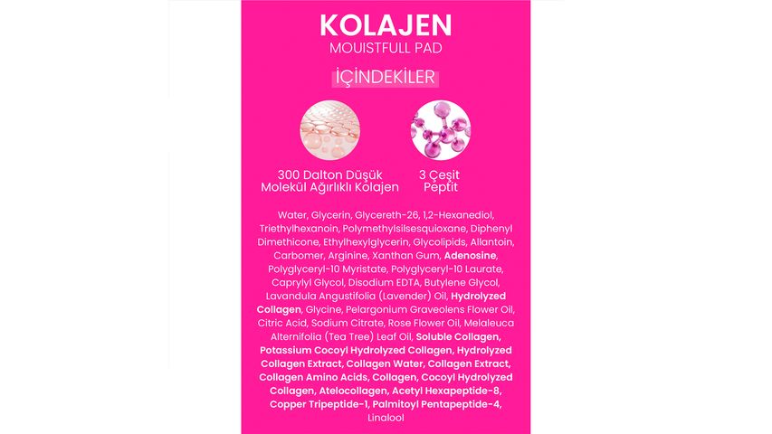 Dermal Collagen Toner Pads for Hydrating & Firming 12 pcs