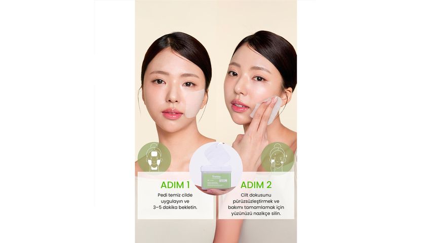 Dermal Tea Tree Toner Pads for Soothing & Sebum Control 12 pcs
