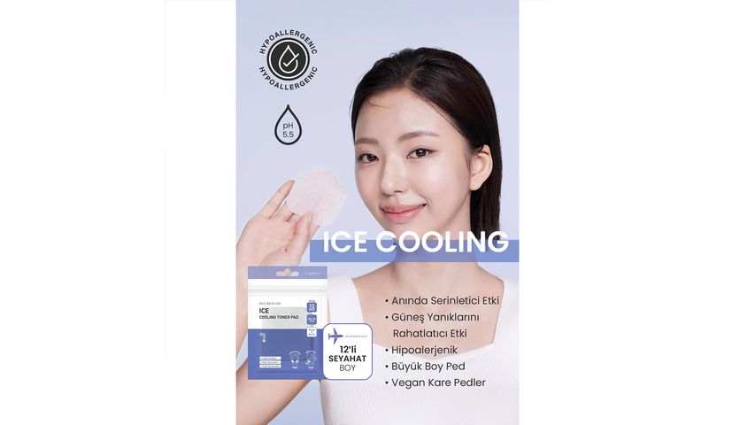Dermal Ice Cooling Toner Pads 12 pcs