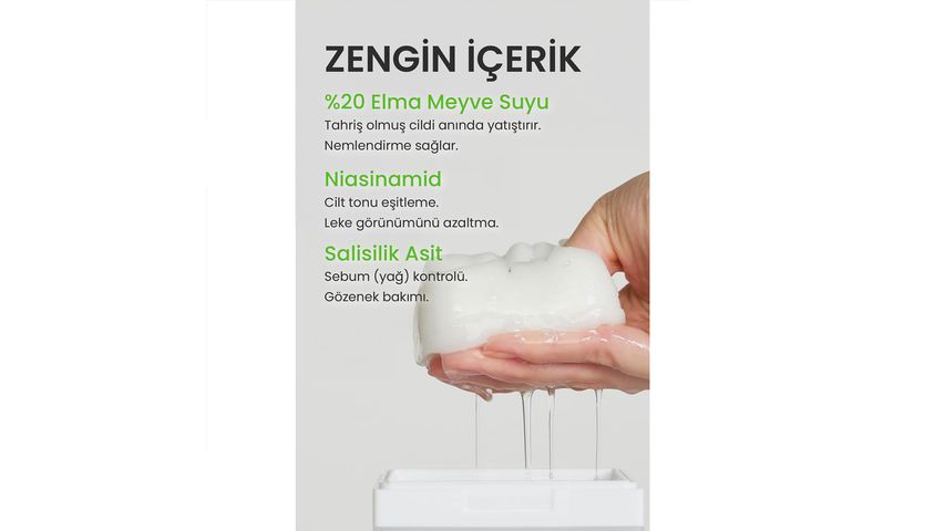 Dermal Apple Peeling Toner Pad Gözenek Bakım Tonik Pedi 8 Adet
