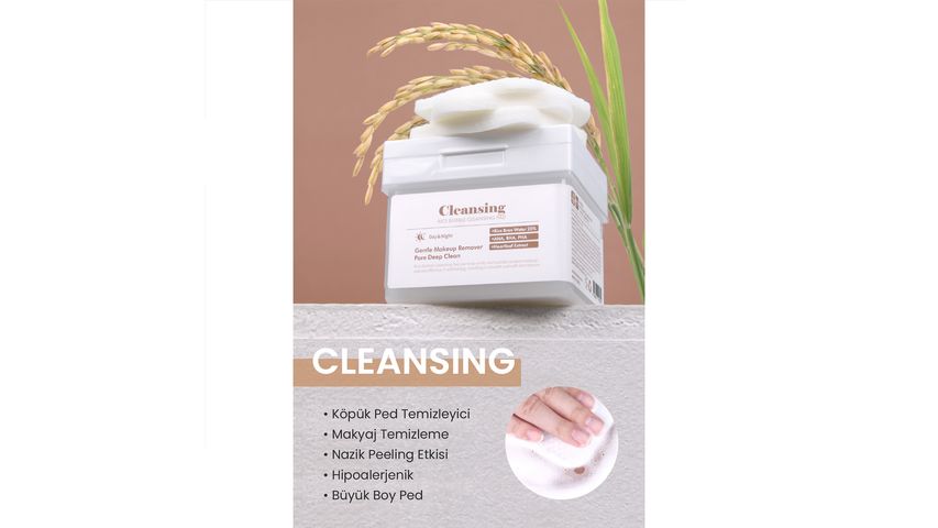 Dermal Rice Extract Face & Pore Cleansing Pads 8 pcs