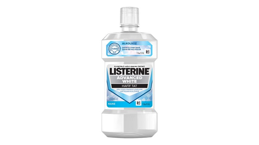 Listerine Advanced White Ağız Bakım Suyu 250 ml