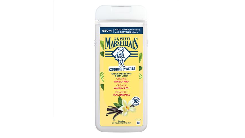 Le Petit Marseillais Vanilya Sütü Duş Jeli 650 ml