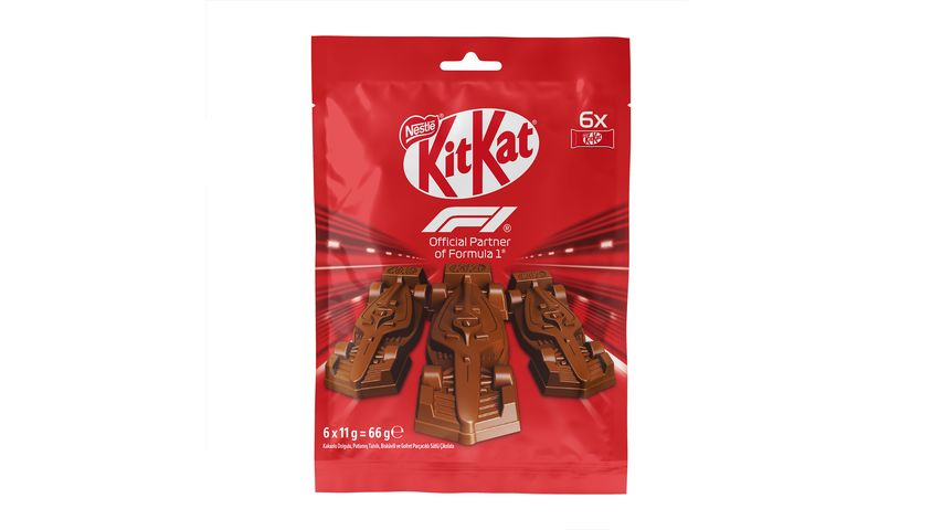 Nestle KitKat F1 Araba İkon Çikolata 6'lı 66 g