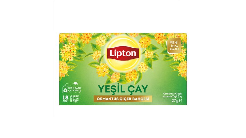 Lipton Osmanthus Flower Flavoured Green Tea 18 Bags 27 g