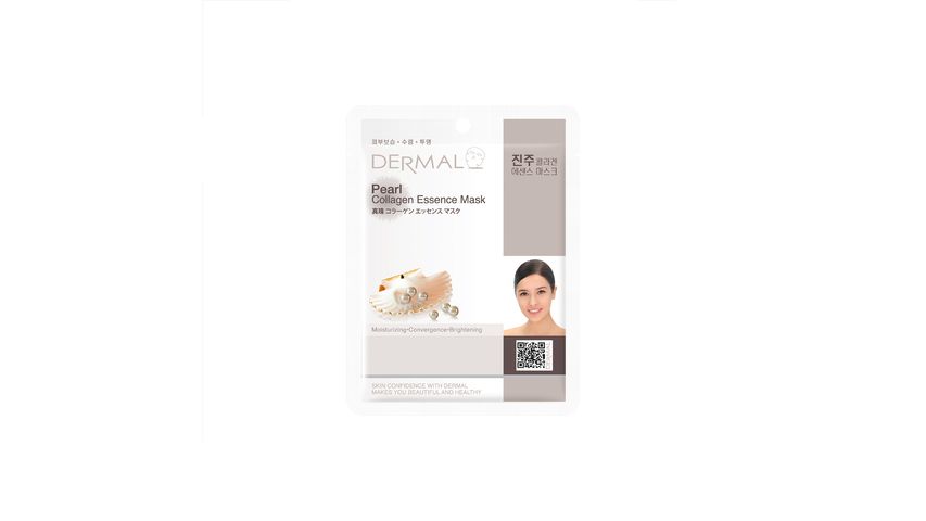 Dermal Korea Brightening Moisturizing Pearl Extract Collagen Grace Mask 23 g