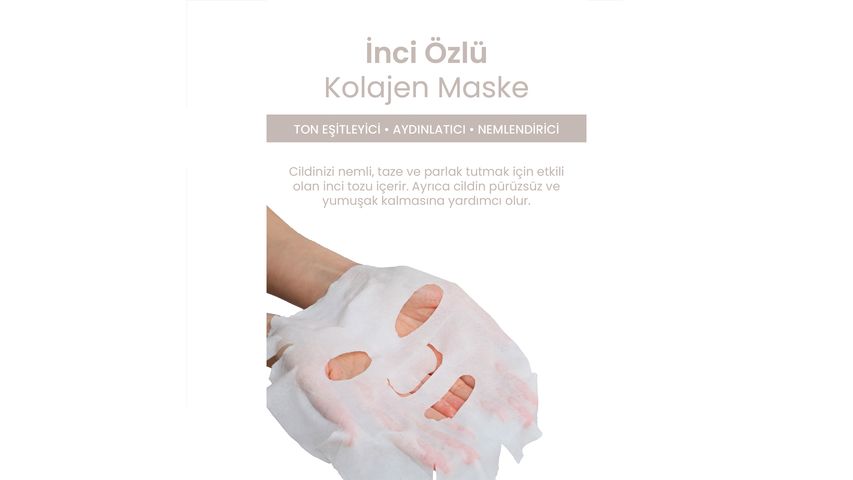 Dermal Korea Brightening Moisturizing Pearl Extract Collagen Grace Mask 23 g