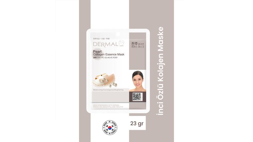 Dermal Korea Brightening Moisturizing Pearl Extract Collagen Grace Mask 23 g