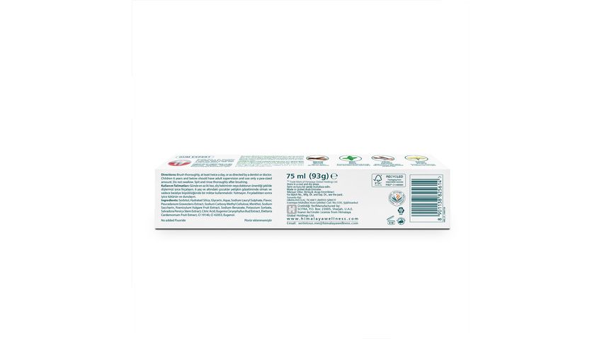 Himalaya Mint Freshness Fluoride-Free Toothpaste 75 ml