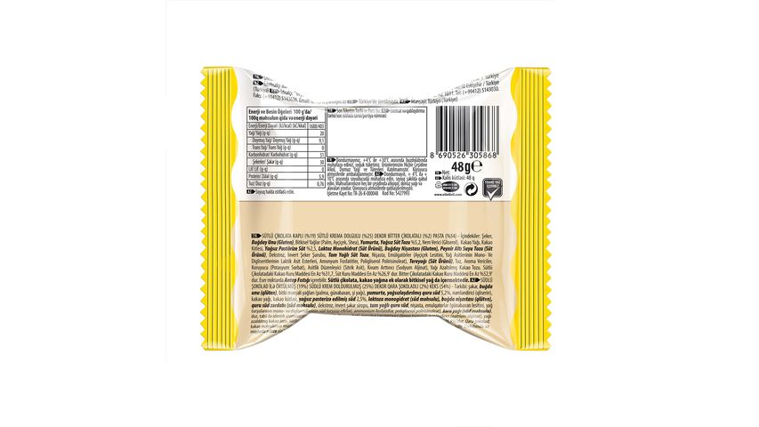 Eti Petito Sosbom Sütlü Krema Dolgulu Pasta 48 g