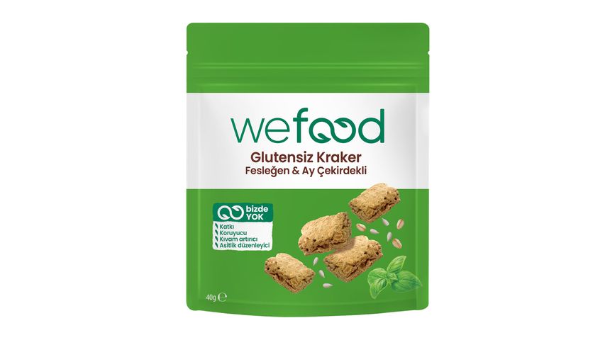 Wefood Basil Cracker 40 g