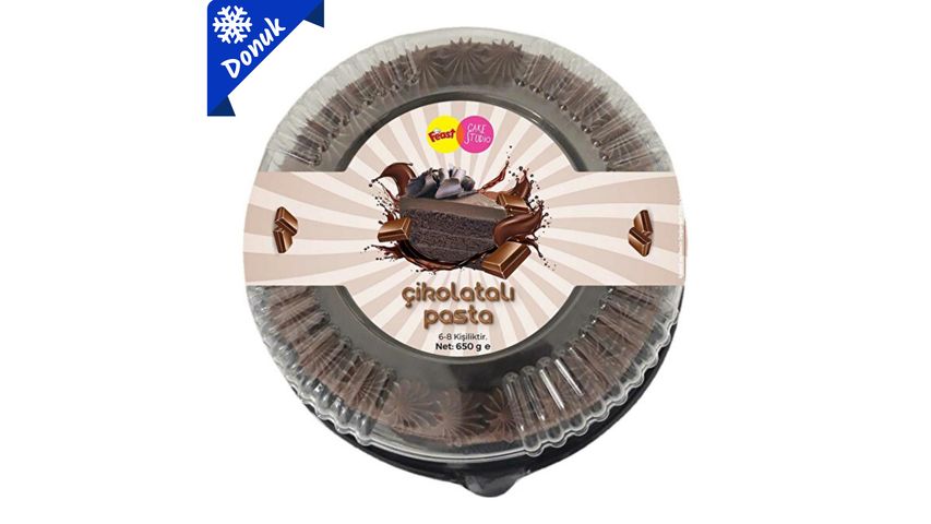 Feast Dondurulmuş Cake Studio Çikolatalı Pasta 650 g