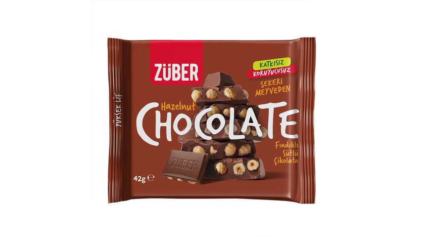 Züber Milk Chocolate with Hazelnuts 42 g