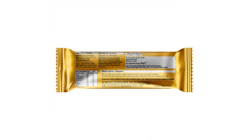 Züber Banana Hi Protein Bar 45 g