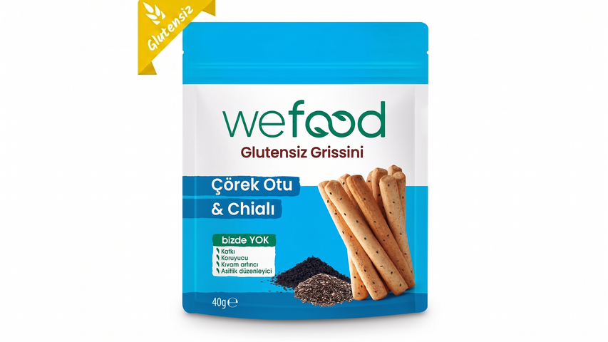 Wefood Gluten-Free Nigella & Chia Grissini 40 g