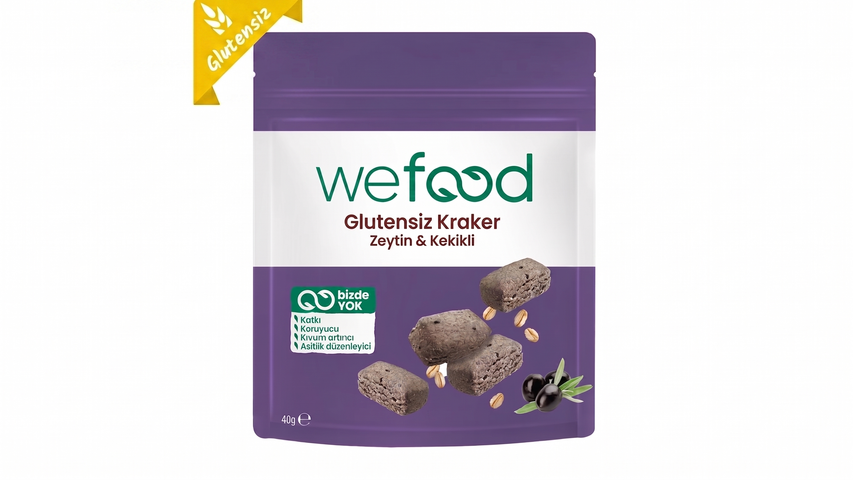 Wefood Gluten-Free Olive & Thyme Crackers 40 g