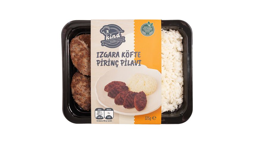 Kind Kitchen Grilled Meatballs & Rice Pilaf 325 g