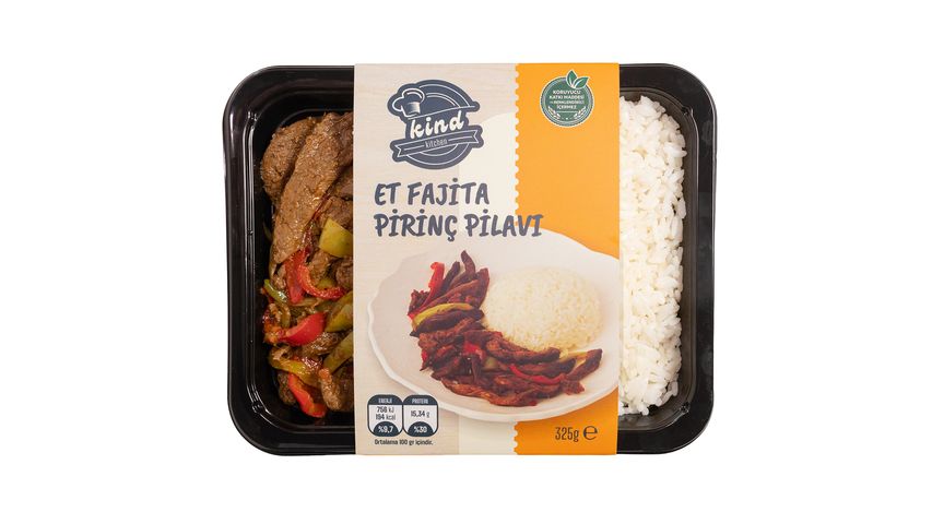 Kind Kitchen Beef Fajita & Rice Pilaf 325 g
