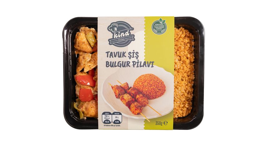 Kind Kitchen Chicken Skewers & Bulgur Pilaf 350 g