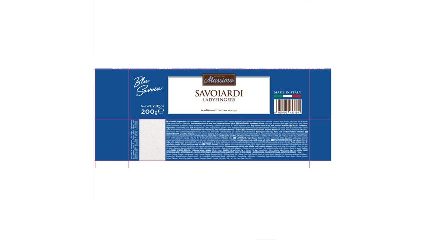 Maestro Massimo Savoiardi Ladyfinger Biscuits 200 g