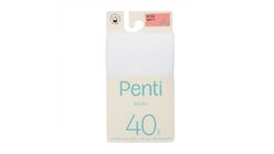 Penti Prety Micro 40 Kids White Tights 9-10 Years