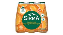 Sırma Mandarin Flavored Natural Mineral Water with Vitamin C 6 x 200 ml