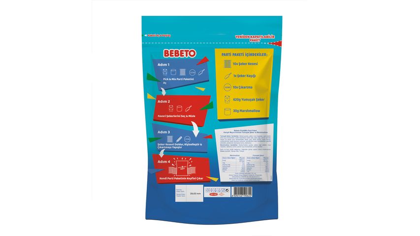 Bebeto Pick & Mix Party Pack 650 g
