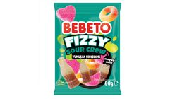 Bebeto Fizzy Sour Crew Soft Candy 80 g