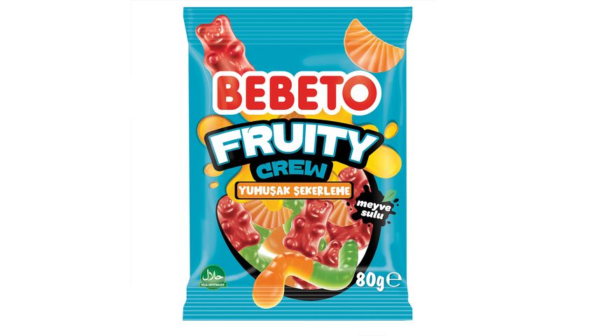 Bebeto Fruity Crew Soft Candy 80 g