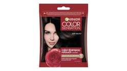 Garnier Color Shampoo Retouch Root Dye with Shampoo Ease, Black 2.0