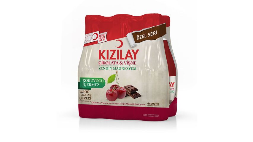 Kızılay Sour Cherry & Chocolate 6 x 200 ml