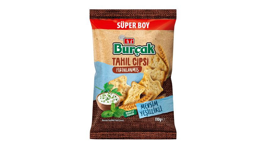 Eti Burçak Cereal Chips with Seasonal Greens 110 g