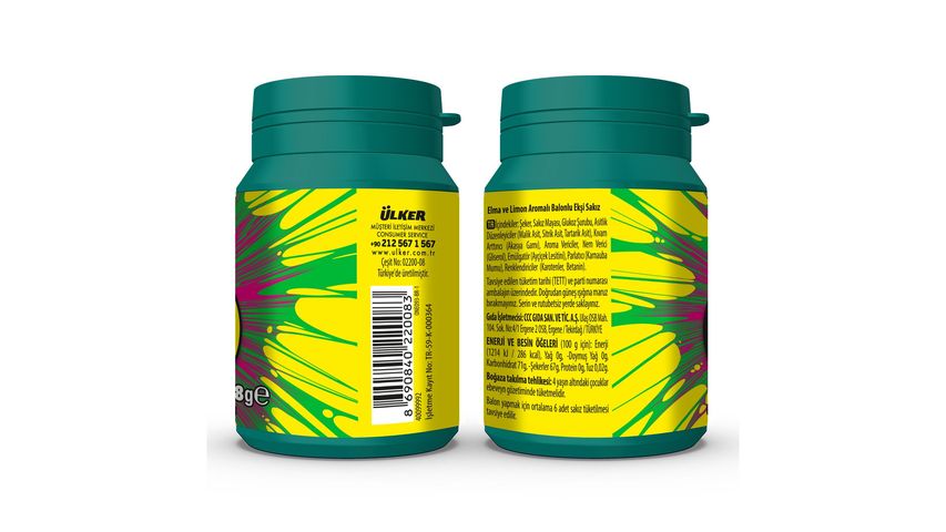Ülker Oneo Bubble Mini Sour Dragée 48 g