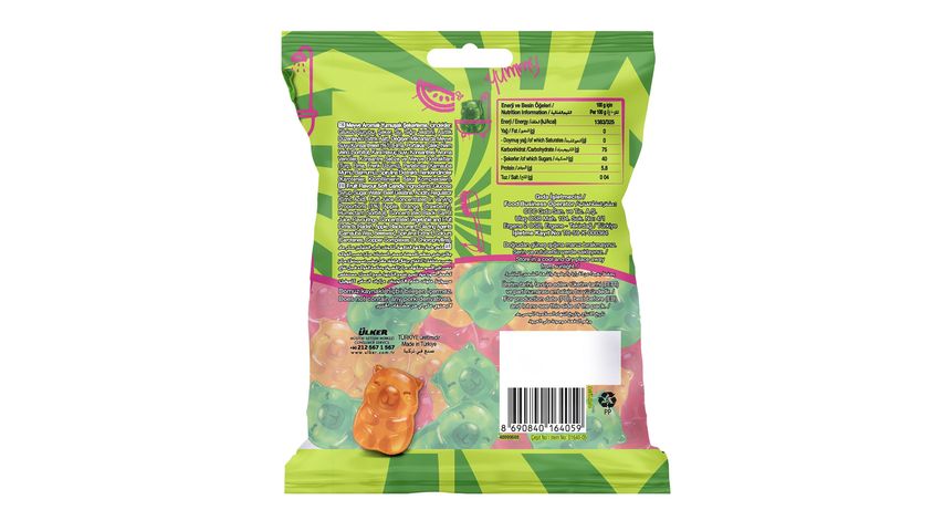 Ülker Yupo Funny Capybara Soft Candy 80 g