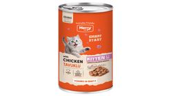 Merry Chicken Chunks in Gravy Canned Wet Cat Food for Kittens 400 g