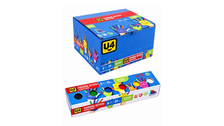 U-4 Finger Paint 6-pack