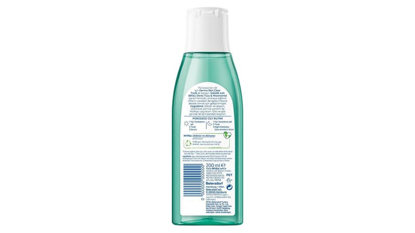 NIVEA Anti-Acne Toner Derma Skin Clear 200 ml