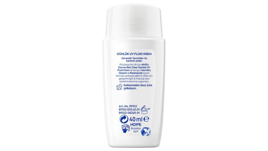 NIVEA SPF50 Derma Skin Clear Anti-Acne Sunscreen Cream 40 ml