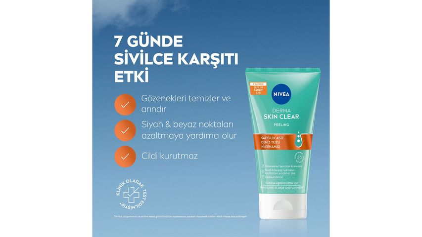 NIVEA Derma Skin Clear Anti-Acne Face Scrub 150 ml