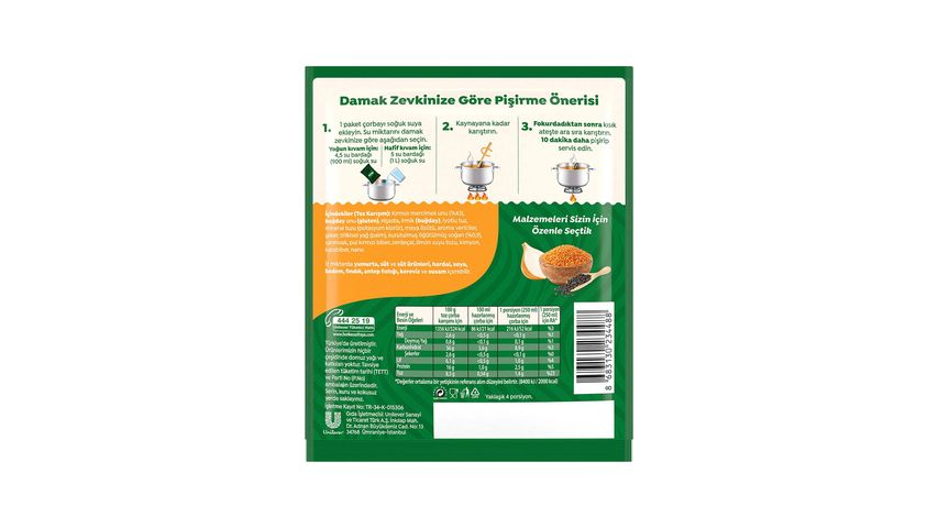 Knorr Instant Strained Lentil Soup 68 g