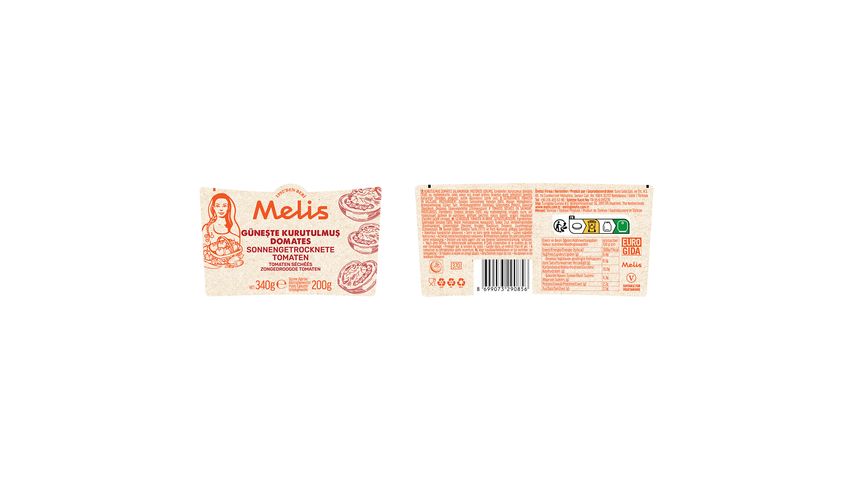 Melis Sun-Dried Tomatoes in Brine 340 g