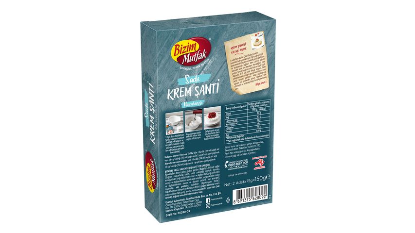 Bizim Mutfak Whipped Cream 2-Pack 150 g