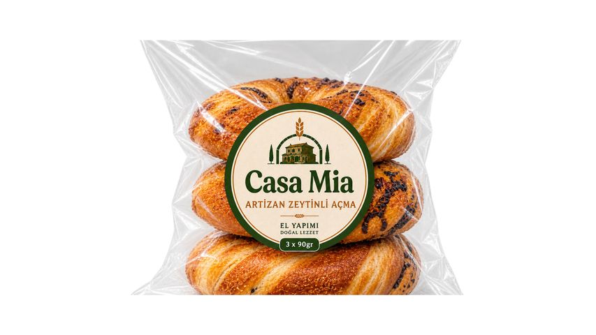 Casa Mia Artisanal Handmade Olive Açma (Turkish Pastry) 3 x 90 g