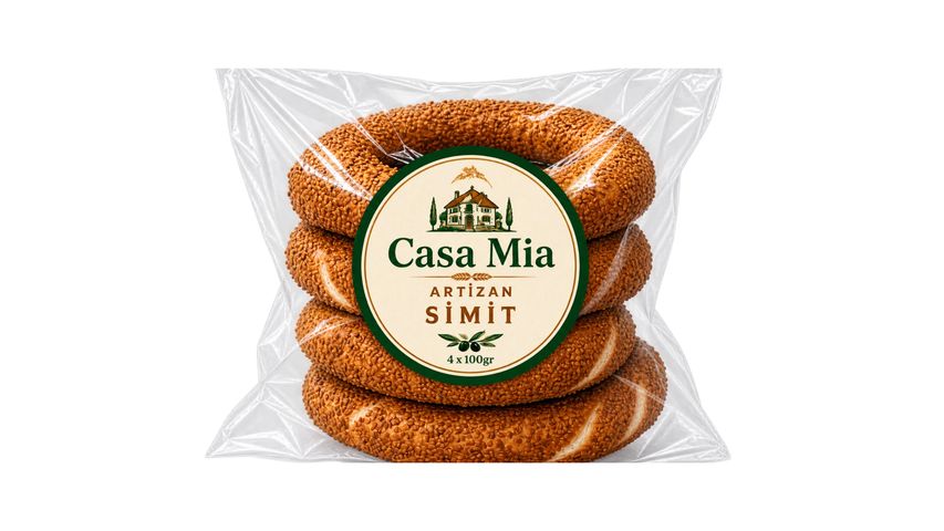 Casa Mia Artisanal Sesame Simit 4 x 100 g