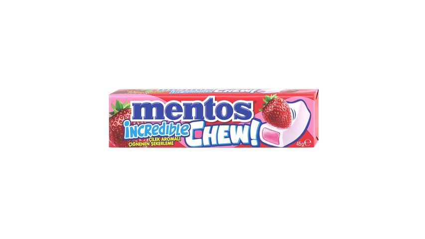 Mentos Incredible Chew Strawberry 45 g