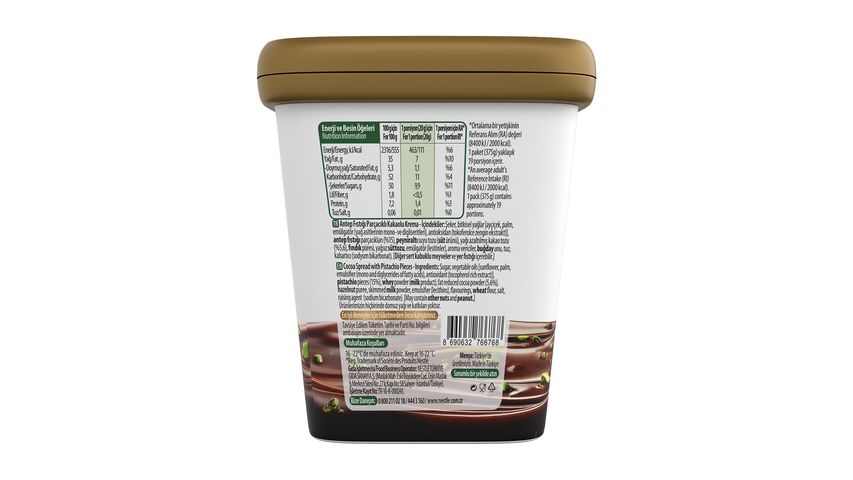 Nestlé Damak Cocoa Spread with Pistachio Pieces 375 g
