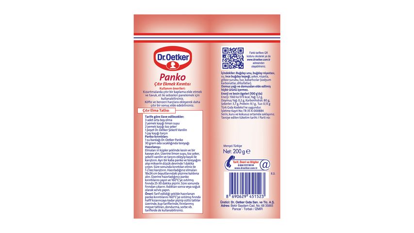 Dr. Oetker Panko Breadcrumbs 200 g
