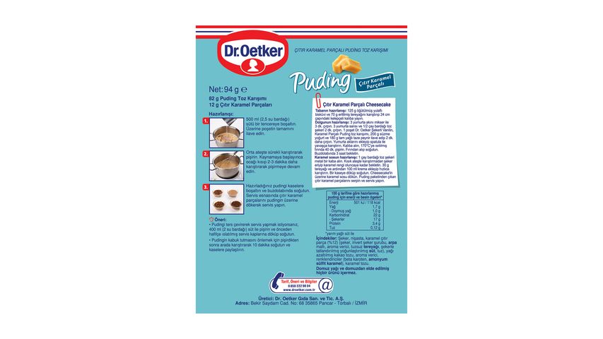 Dr. Oetker Crunchy Caramel Pudding 94 g