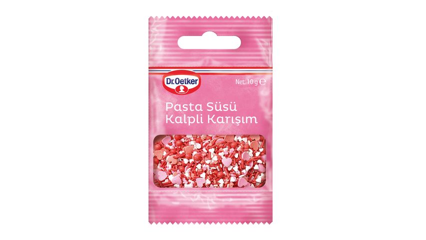 Dr. Oetker Heart-Shaped Cake Decoration Mix 10 g