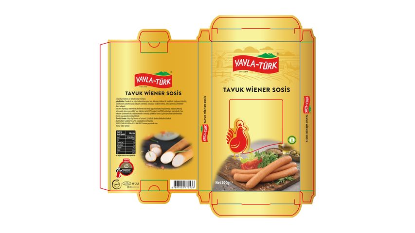 Yaylatürk Chicken Wiener Sausage 200 g